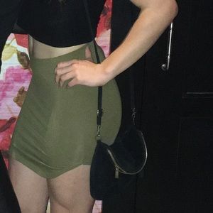 Green skirt